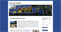 Desktop Screenshot of haciendaholidays.com